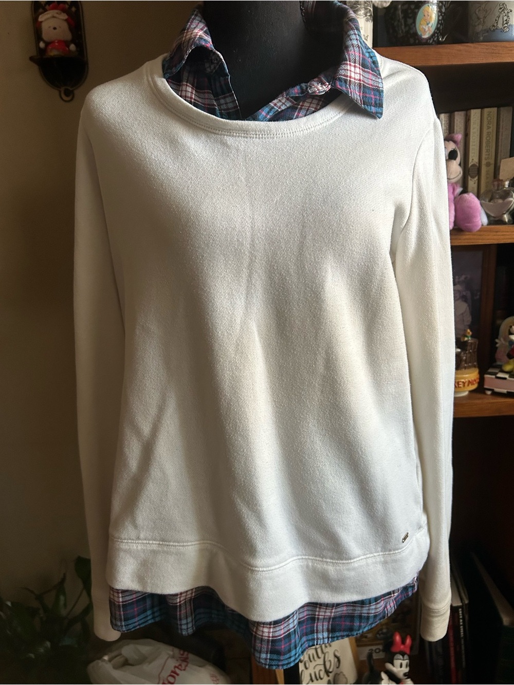 Tommy Hilfiger Ivory Crewneck Sweater